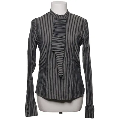Blouse (Gray, Black) from Mini Market Cotton