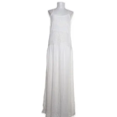 Maxi jurk (Wit) van Etam Viscose, Katoen