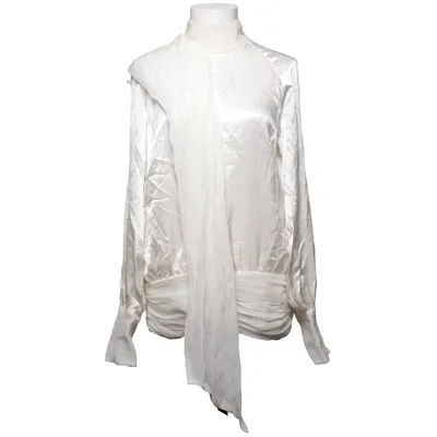 Blouse (White) from Mango Silk