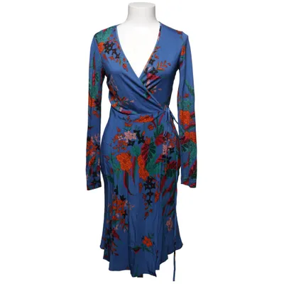 Wikkeljurk (Blauw, Meerkleurig) van Diane von Furstenberg Zijde