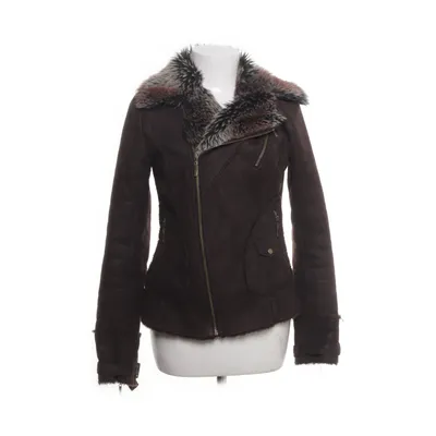 Shearlingjakke (Brun) fra VILA Polyester, Akryl, Pels