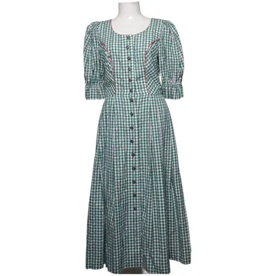 Dirndl (Groen, Wit, Rood) van Isola Katoen