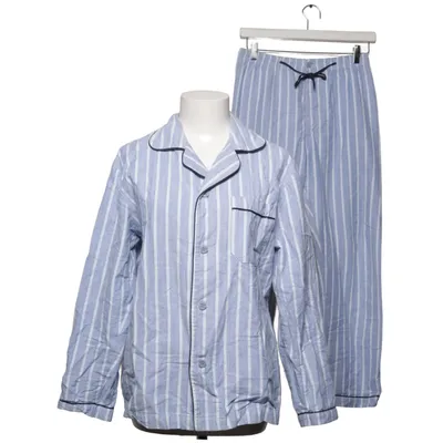 Pyjamas (Blå, Vit) från Ambassador Bomull