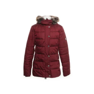 Winterjas (Rood) van Barbour Polyester, Imitatiebont