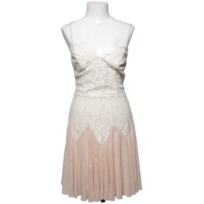 Cocktailklänning (Vit, Beige) från Lipsy London Bomull, Elastan, Polyamid, Polyester, Viskos