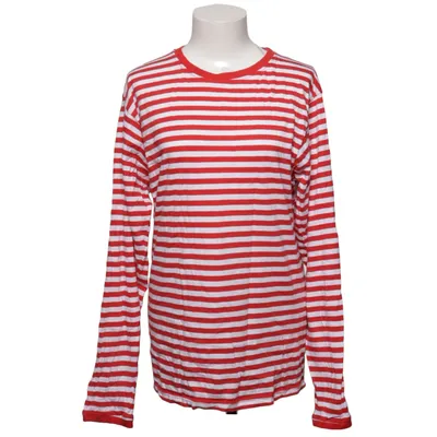 Lange mouwen shirt (Rood, Wit) van Apollo Katoen