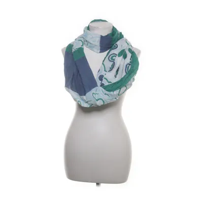 Infinity scarf (Grøn, Blå, Hvid) fra Globo