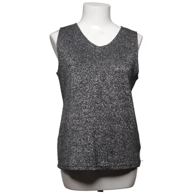 Tanktop (Zwart, Zilver) van Estelle Acryl, Katoen, Metallvezel