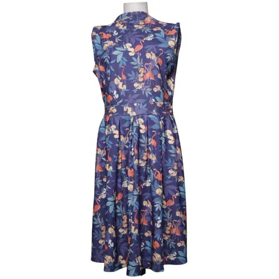 Kleid (Blau, Mehrfarbig) von Lady Vintage Elasthan, Polyester