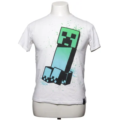 T-shirt (White, Multicolored) from Mojang Cotton