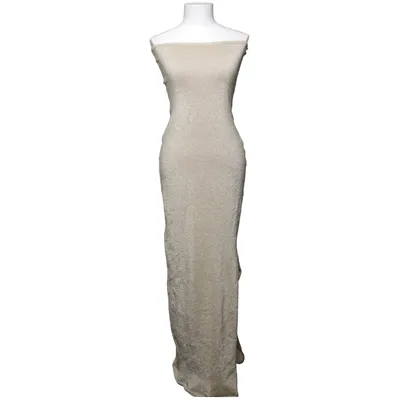 Långklänning (Guldfärgad) från NA-KD Metallfiber, Polyester