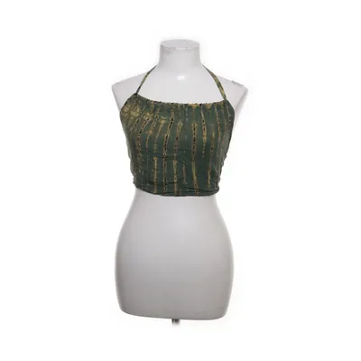 Halterneck top (Grøn, Gul, Brun) fra Cult Viscose