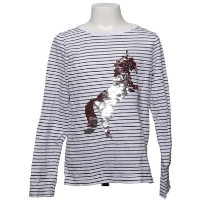 Long sleeve T-shirt (White, Blue, Multicolored) from Joules Cotton