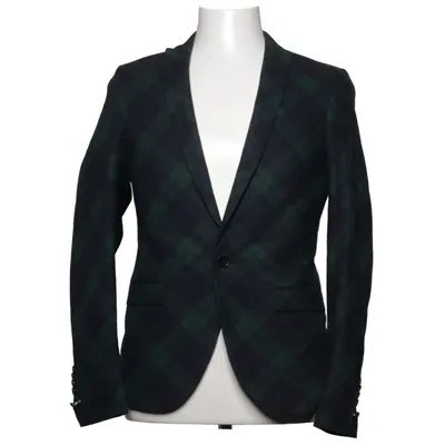 Blazer (Blau, Grün) von Twisted Tailor Elasthan, Polyester, Viskose, Wolle