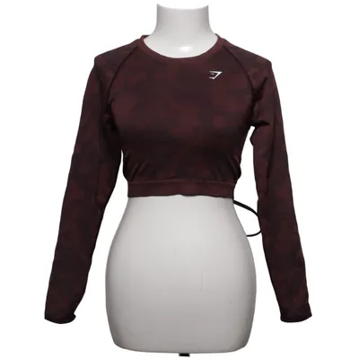 Crop top (Brun) från Gymshark Elastan, Polyamid, Polyester