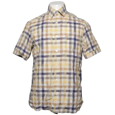 Chemise à manches courtes (Bleu, Jaune, Blanc) de Blue Harbour Coton