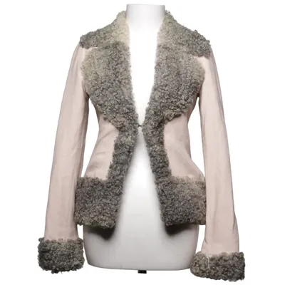 Blazer (Tweedkavaj med äkta fårskinnsbeslag - ej fodrad) fra Skrädderi & Design Pels