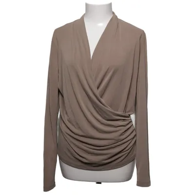Blouse portefeuille (Beige) de Soaked