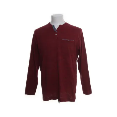 Henley shirt (Red, Multicolored) from Babista Cotton, Polyester