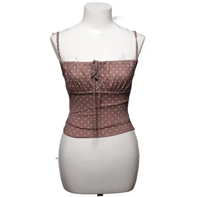 Crop top (Brown) from Aralina Elastane, Polyester