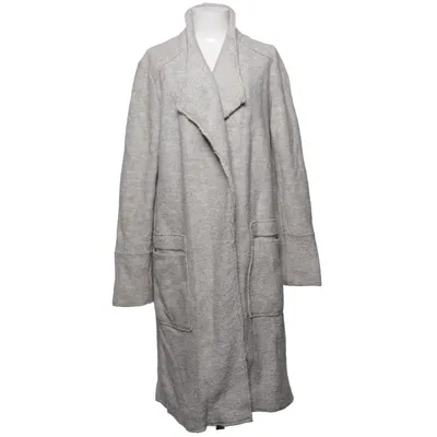 Coat (Gray) from Zara Trafaluc Outerwear Collection Viscose, Wool