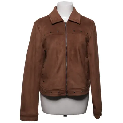 Bikerjacke (Braun) von Hollister Elasthan, Polyester