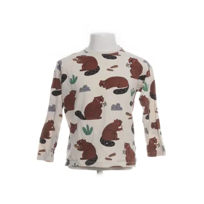 Pyjamatrui (Beige, Meerkleurig) van Lindex Katoen, Elastaan