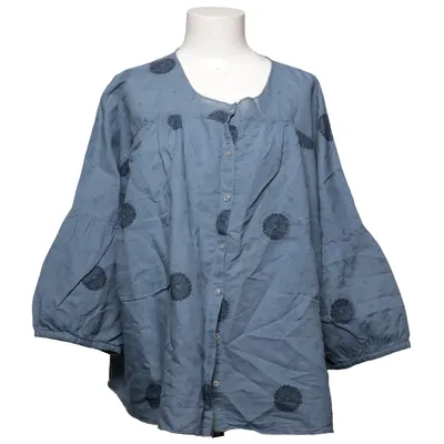 Blouse (Blue) from Gudrun Sjödén Cotton, Linen