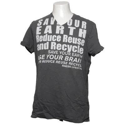 T-shirt (Grau) von Rag Recycle Baumwolle