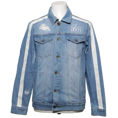 Jeansjacka (Blå, Vit) från Bee Inspired Bomull