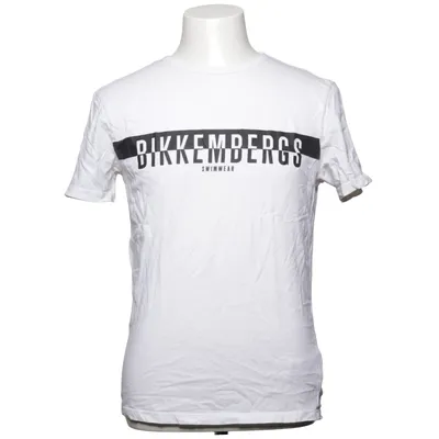 T-shirt (Hvid, Sort) fra Bikkembergs Bomuld