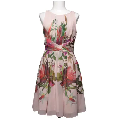 Jurk (Roze, Meerkleurig) van Ted Baker Elastaan, Polyamide, Polyester