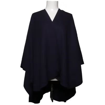 Poncho (Bleu) de Avoca Cachemire, Laine