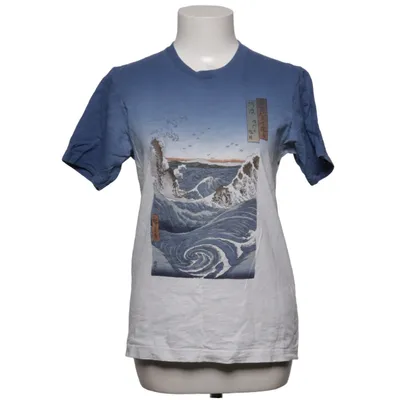 T-shirt (Blau, Weiß) von Uniqlo x UT Baumwolle