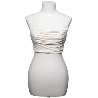 Crop top (Beige) de Fabric Élasthane, Polyester