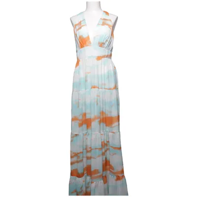 Maxi dress (Blue, Orange, White) from Allyson Polyester