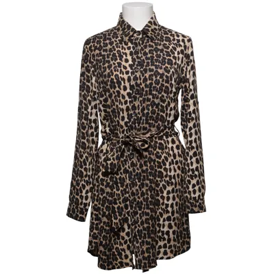 Shirt dress (Brown, Black) from Missi London Polyester