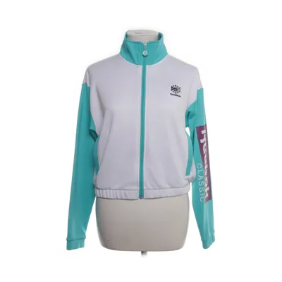 Sports jacket (White, Turquoise) from Reebok Polyester