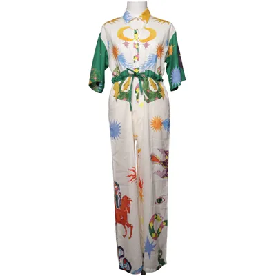 Jumpsuit (White, Multicolored) from Rotimia