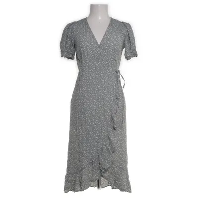 Omlottklänning (Grå, Vit) från Dobber Viskos