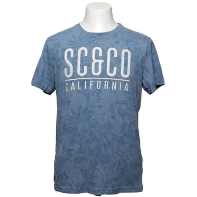 T-shirt (Blauw) van Soulcal & Co Katoen, Polyester