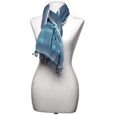 Châle (Bleu, Blanc) de Khaadi