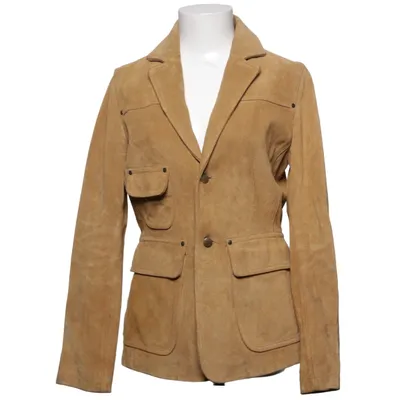 Leren blazer (Bruin) van Ralph Lauren Leer, Viscose