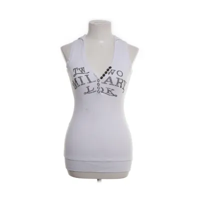 Short sleeve hoodie (White, Black) from Fashion Elle Cotton, Elastane