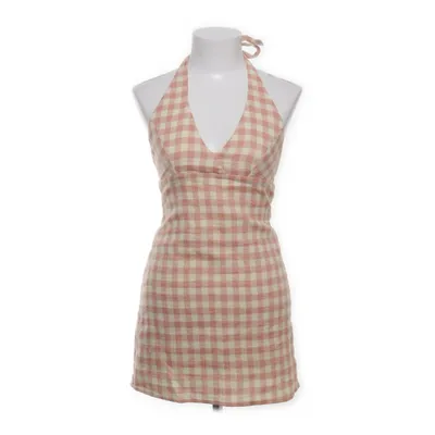 Halterneckklänning (Beige, Vit) från Zara