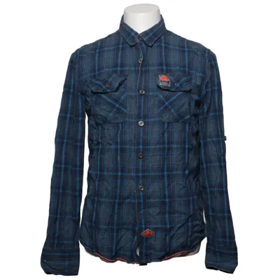 Flanellhemd (Blau, Grau) von Superdry Baumwolle