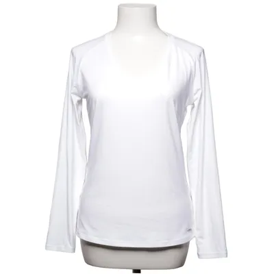 Sports top (WHITE ALL DAY V-NECK LONG SLEEVE) from Aim'n Elastane, Polyester