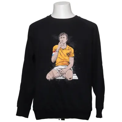 Sweatshirt (Zwart, Meerkleurig) van Nakata Katoen