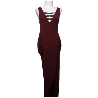 Maxi dress (Red) from Black Premium by EMP Elastane, Polyester, Viscose