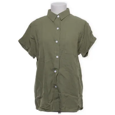 Kortärmad skjorta (Grön) från Yidarton Bomull, Linne